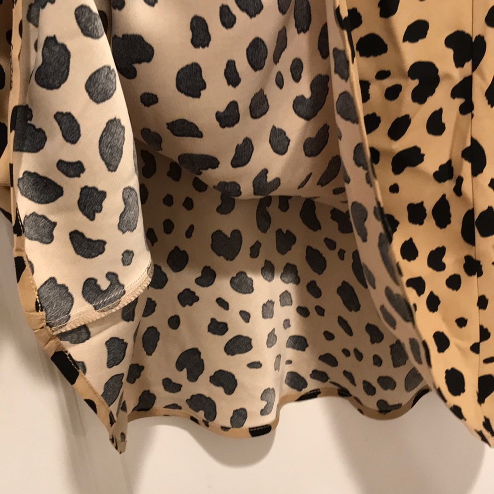 NEW Rachel Zoe Leopard Midi Skirt - Picture 9 of 10
